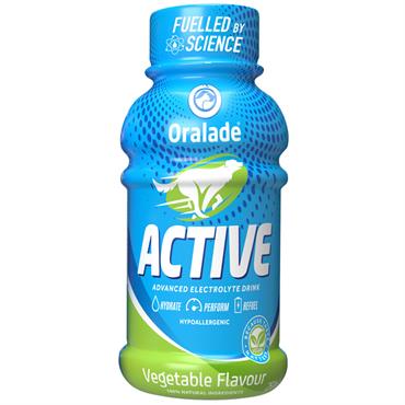 Oralade Active Veggie, drik til genoprettelse af væskebalancen. 6 flasker af 250 ml.