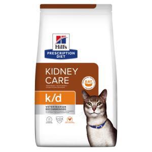 Hill\'s Prescription Diet Feline k/d. Kattefoder mod nyreproblemer (dyrlæge diætfoder) 3 kg