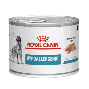 Royal Canin Hypoallergenic. Hundefoder mod allergi. Vådfoder (dyrlæge diætfoder) 1 dåse med 200 g