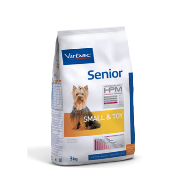 Virbac HPM Senior Dog Small & Toy. Hundefoder til senior (dyrlæge diætfoder) 1,5 kg