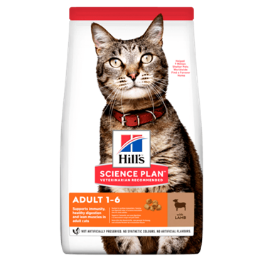 Hill\'s Science Plan Feline Adult LAM. Kattefoder til voksne. 10 kg