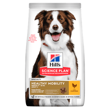 Hill\'s Science Plan Canine Adult Healthy Mobility Medium. Hundefoder til voksne. 2,5 kg