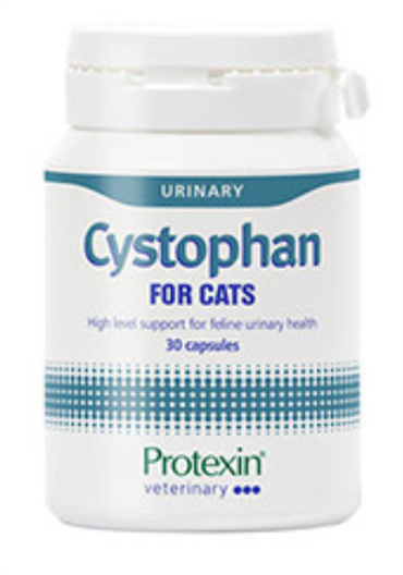 Cystophan. Tilskudsfoder sikrer optimal støtte til sunde urinveje hos kat. 30 kapsler