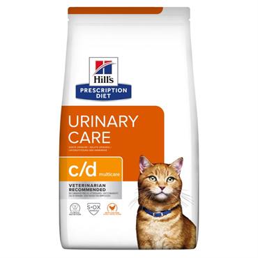 Hill\'s Prescription Diet Feline c/d Urinary Care KYLLING. Kattefoder mod urinvejsproblemer  12 kg
