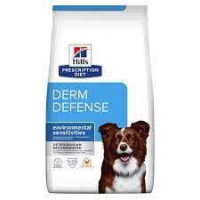 Hill\'s Prescription Diet Canine Derm Defense. Hundefoder mod udefrakommende allergi (dyrlæge diætfoder) 1,5 kg