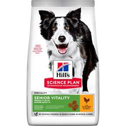 Hill's Science Plan Senior Vitality Medium Breed med Kylling. 14 kg. 
