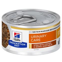 Hill´s Prescription Diet™ c/d™ Multicare Feline Stew with Chicken & added Vegetables 24 dåser af 82 g