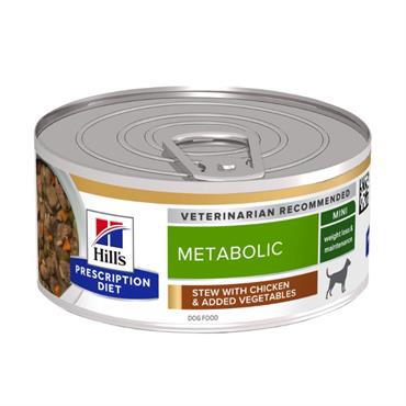  PD Canine Metabolic Mini Stew Chicken & Vegetables 24 x 156 g dåser