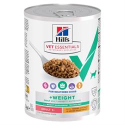 Hill's Vet Essentials Multi-Benefit + WEIGHT vådfoder til hunde med kylling 1 dåse af 363 g. 
