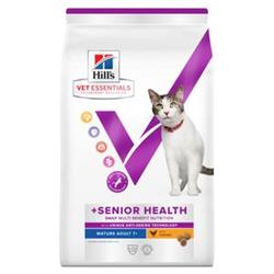 Hill's VET ESSENTIALS MULTI-BENEFIT + Senior Health Mature Adult 7+. Tørfoder til katte med kylling 1,5 kg