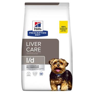 Hill\'s Prescription Diet Canine l/d. Hundefoder mod leverproblemer (dyrlæge diætfoder) 4 kg