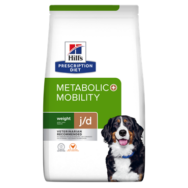 Hill\'s Prescription Diet Metabolic + j/d. Hundefoder mod overvægt og ledproblemer (dyrlæge diætfoder) 4 kg