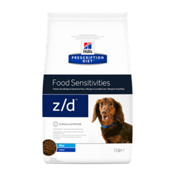 Hill's Prescription Diet Canine z/d MINI Food Sensitivities. Hundefoder mod allergi (dyrlæge diætfoder) 6 kg