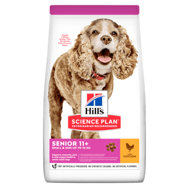 Hill\'s Science Plan Canine Senior 11+ Small & Mini. Hundefoder til voksne. 1,5 kg