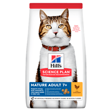 Hill\'s Science Plan Feline Mature Adult Active Longevity 7+. Kattefoder til senior. 10 kg