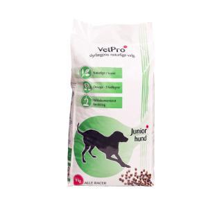 VetPro Junior. Fuldfoder til junior hunde af alle racer. 2 kg. 