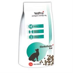 VetPro Slankefoder. Fuldfoder til overvægtige katte 2 kg. 