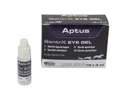 Aptus SentrX Eye Gel. Sterile øjendråber til hund, kat og hest. 1 stk. a 3 ml. 