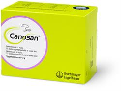 Canosan Dog. Tilskudsfoder mod ledproblemer hos hund. 60 tyggetabletter x 4 pakker