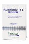  Synbiotic D-C, Kosttilskud med pre- og pro-biotikum i høj koncentration til hunde. 50 tabletter