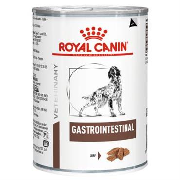 Royal Canin Gastrointestinal. Hundefoder mod dårlig mave/skånekost. Vådfoder (dyrlæge diætfoder) 12 dåser med 400 g
