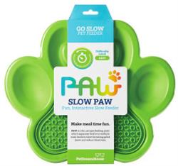 PAW 2-IN-1 Slow Feeder & Lick Pad, Grøn