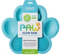 PAW 2-IN-1 Slow Feeder & Lick Pad, Blå