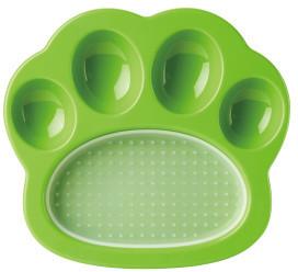 PAW 2-IN-1 Mini Slow Feeder & Lick Pad, Grøn Easy.