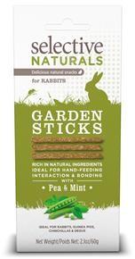 Supreme Selective Naturals Garden Sticks. Godbidder med ærter og mynte til kaniner. 60 g