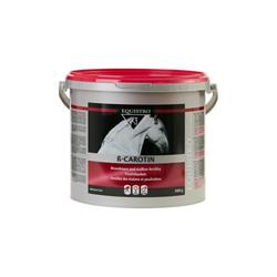 Equistro B-Carotin. Betacarotin til hopper og hingste før og under avlssæsonen. 3000 g. 