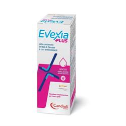 Evexia Plus. Tilskud til vedligeholdelse af det sensoriske system til små hunde og katte 40 ml. 