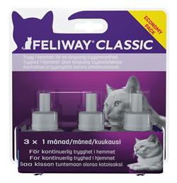 Feliway CLASSIC 3 x refill a 48ml mod stress og uønsket adfærd hos katte