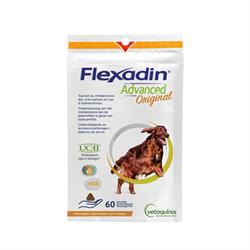 Flexadin Advanced ORIGINAL. Støtte til bevægeapparatet hos hunde.  60 stk.