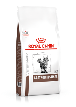 Royal Canin Gastrointestinal. Kattefoder mod dårlig mave / skånekost (dyrlæge diætfoder) 400 g