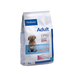 Virbac HPM Adult Neutered Dog Small & Toy. Hundefoder til neutraliserede voksne (dyrlæge diætfoder) 3 kg