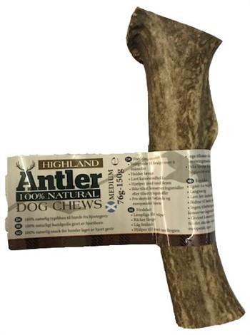 uanset Til Ni Uovertruffen Highland Antlers Hjorte-gevir. Tyggeben til hund. Str. S (50-75g)