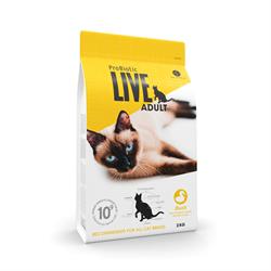 ProBiotic LIVE Adult And. Kattefoder til voksne. 2 kg.