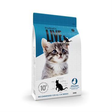 ProBiotic LIVE Kitten Kylling. Kattefoder til killinger. 8 kg.