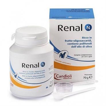 Renal N - Opholder sund balance i maven, tilskudsfoder til hund og katte 70 g.