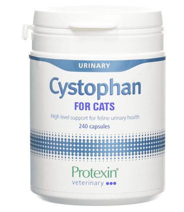 Cystophan. Tilskudsfoder sikrer optimal støtte til sunde urinveje hos kat. 240 kapsler