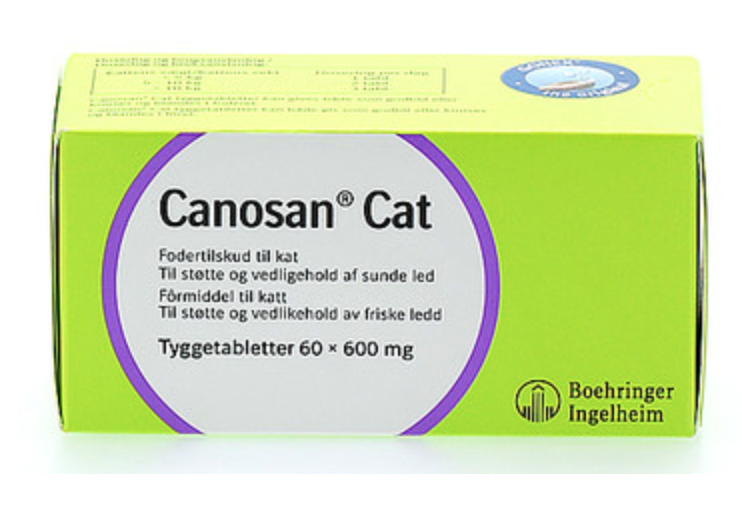baggrund Landsdækkende hæk Canosan Cat, tyggetabletter til KAT, 6 x 60stk kosttilskud