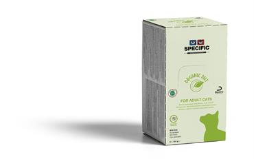 Specific Organic Diet Adult vådfoder. FISK. Økologisk foder til voksne katte. 8 x 100 g