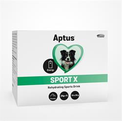 Aptus Sport X pulver. Energidrik til hunde. 1 brev a 25 g.
