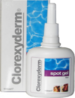 smog Prisnedsættelse Se insekter ICF Clorexyderm Spot Gel. Desinficerende gel til hund og kat. 100 ml