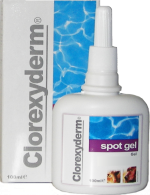 ICF Clorexyderm Spot Gel. Desinficerende gel til hund og kat. 100 ml