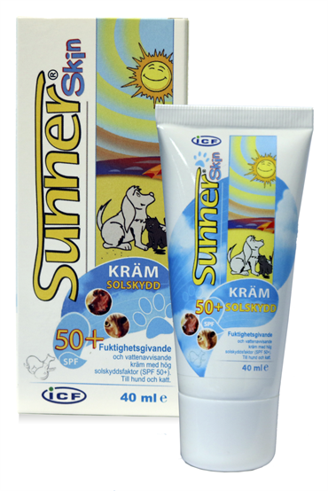 Sunner Skin. Solfaktor til hund og kat 50+, 40 ml