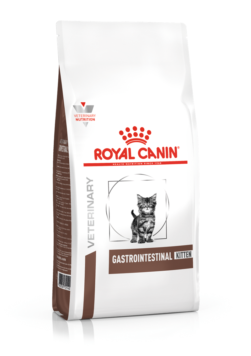 Duplikere yderligere Geologi Royal Canin Gastro Intestinal Kitten. Kattefoder mod dårlig mave/skånekost  (dyrlæge diætfoder) 2 kg
