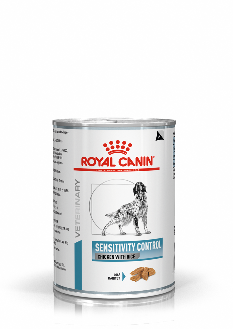 Alabama dessert erklære Royal Canin Sensitivity Control vådfoder hund 12 stk dåser a. 420 g.  (dyrlæge diætfoder)