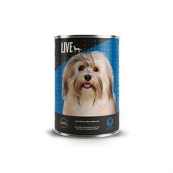LIVE Dog Vådfoder Kalkun 395g dåse