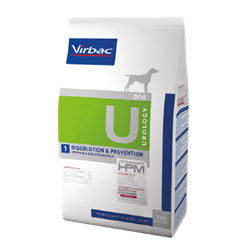 Virbac HPM U1 Urology Dissolution & Prevention. Hundefoder mod struvitter i urinen (dyrlæge diætfoder) 12 kg x 2